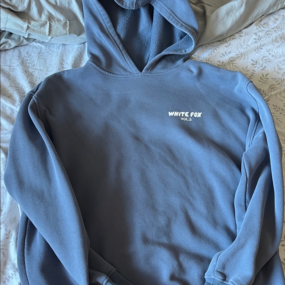 White Fox Boutique Blue Hoodie